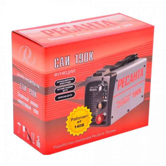 Сварочный инвертор Ресанта САИ-190К