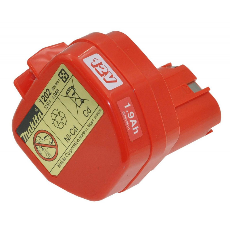 Аккумулятор Makita 1202, 12V, 1.9 Ah, NiCd