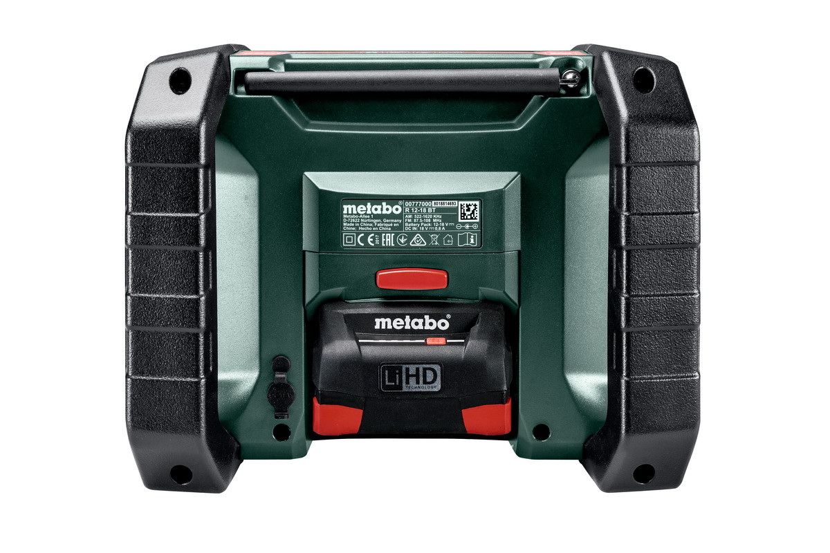 Радиоприемник Metabo R 12-18 BT