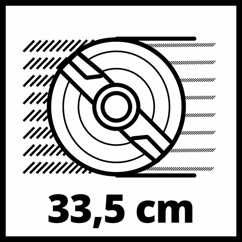 Газонокосилка аккумуляторная Einhell GE-CM 36/34 Li-Solo