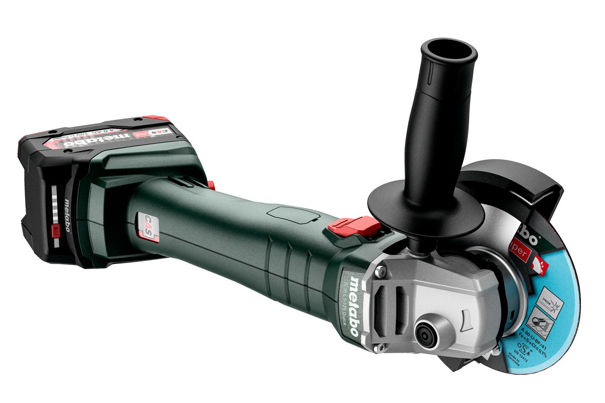 Углошлифмашина аккумуляторная Metabo W 18 L 9-125