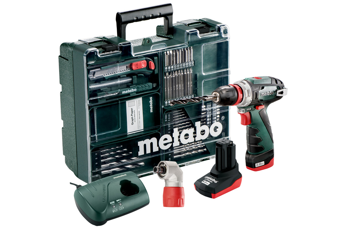 Шуруповерт Metabo PowerMaxx BS Quick Pro SET