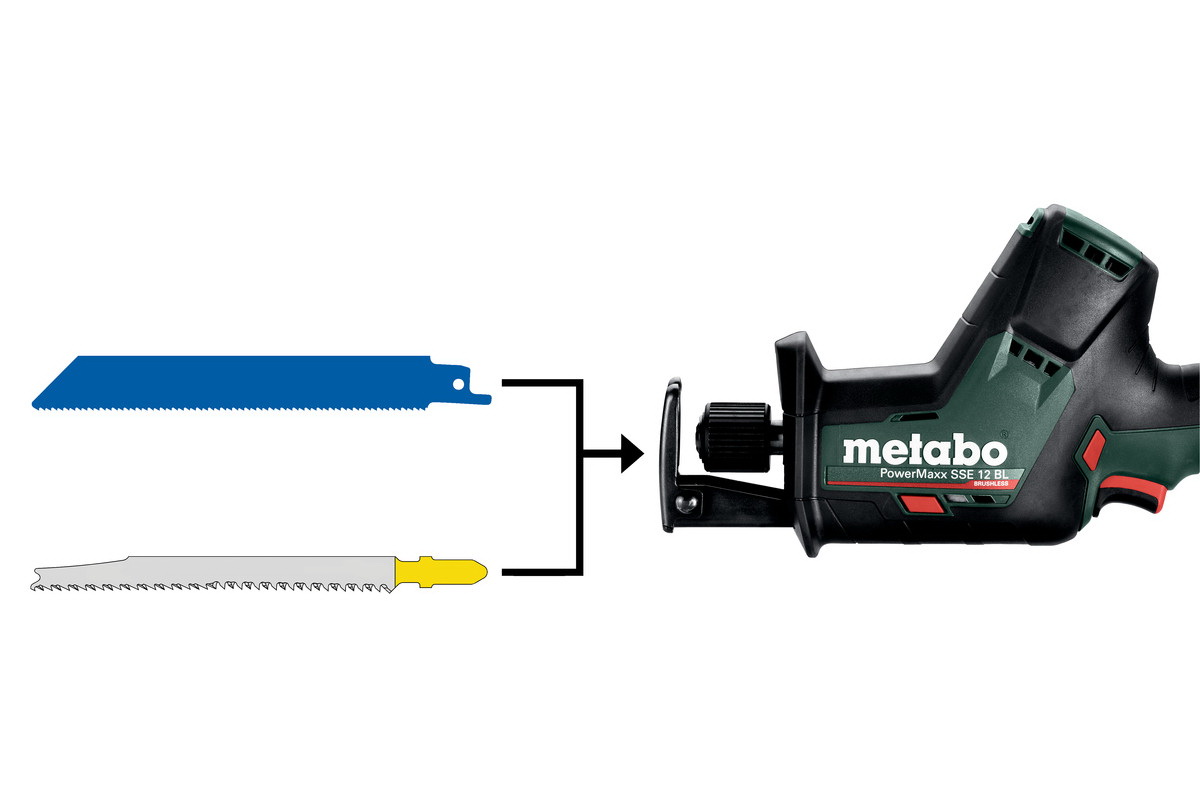 Пила сабельная аккумуляторная Metabo SSE 12 BL