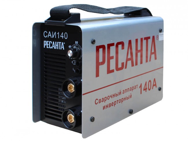 Сварочный инвертор Ресанта САИ 140 + краги