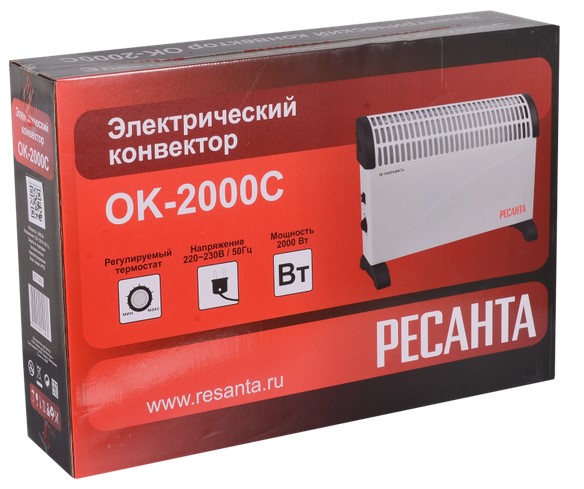 Конвекторный обогреватель Ресанта ОК-2000С