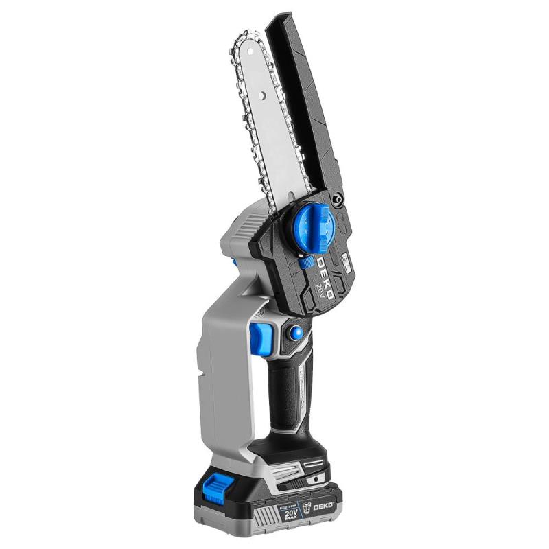 Аккумуляторная пила цепная Deko DKCHS 20V (2×2.0 Ah)