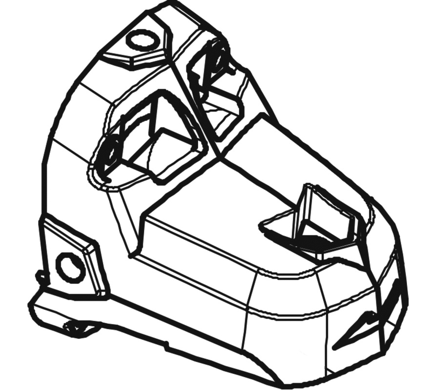 Корпус редутора / Угловая шлифовальная машина WWS-600