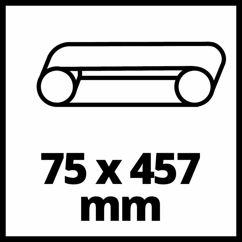 Аккумуляторная ленточная шлифмашина Einhell TP-BS 18/457 Li BL - Solo