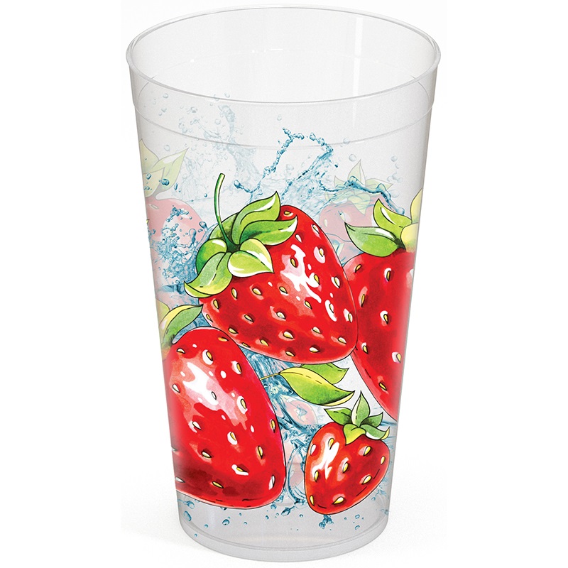 Стакан 0,4л с декором