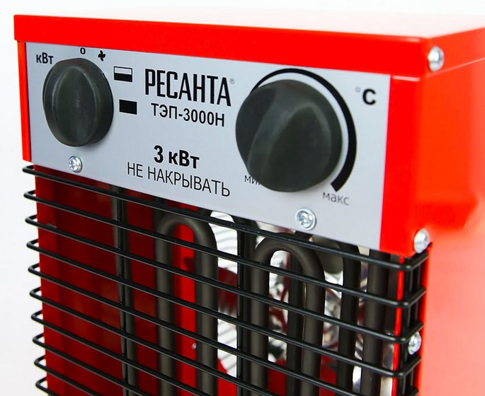 Электрическая тепловая пушка Ресанта ТЭП-3000Н