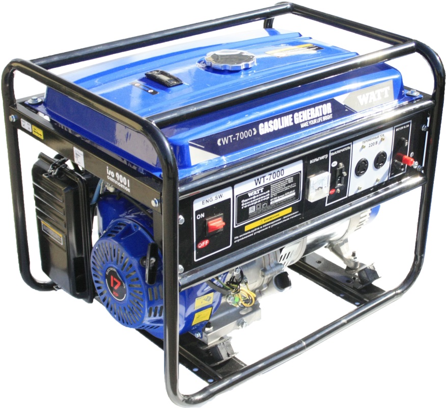 Бензогенератор WATT WT-7000