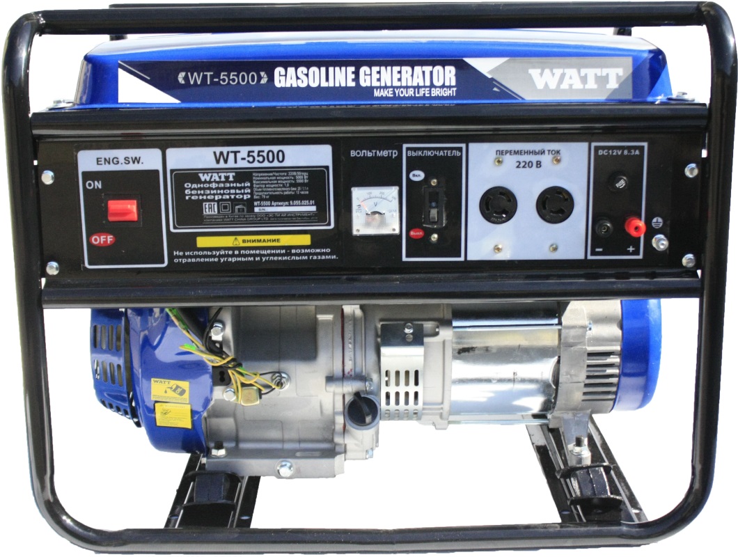 Бензогенератор WATT WT-5500