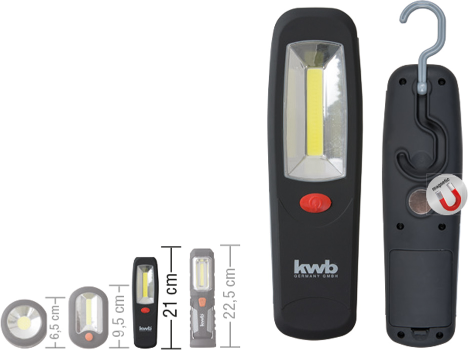Фонарь автомобильный, Cob-Led, KWB