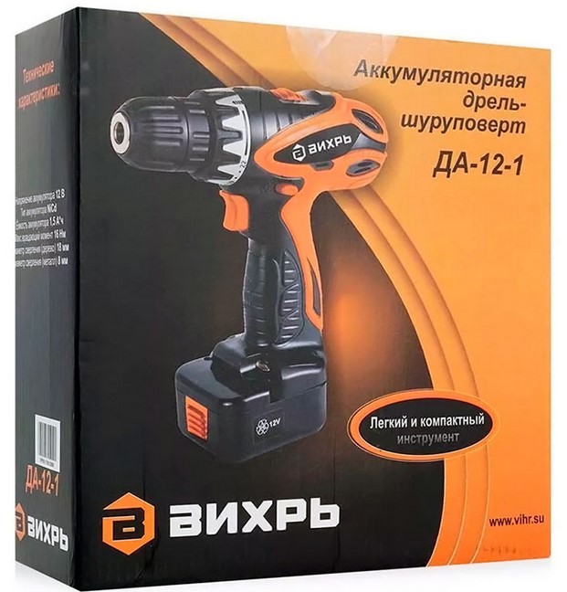 Шуруповерт Вихрь ДА-12-1