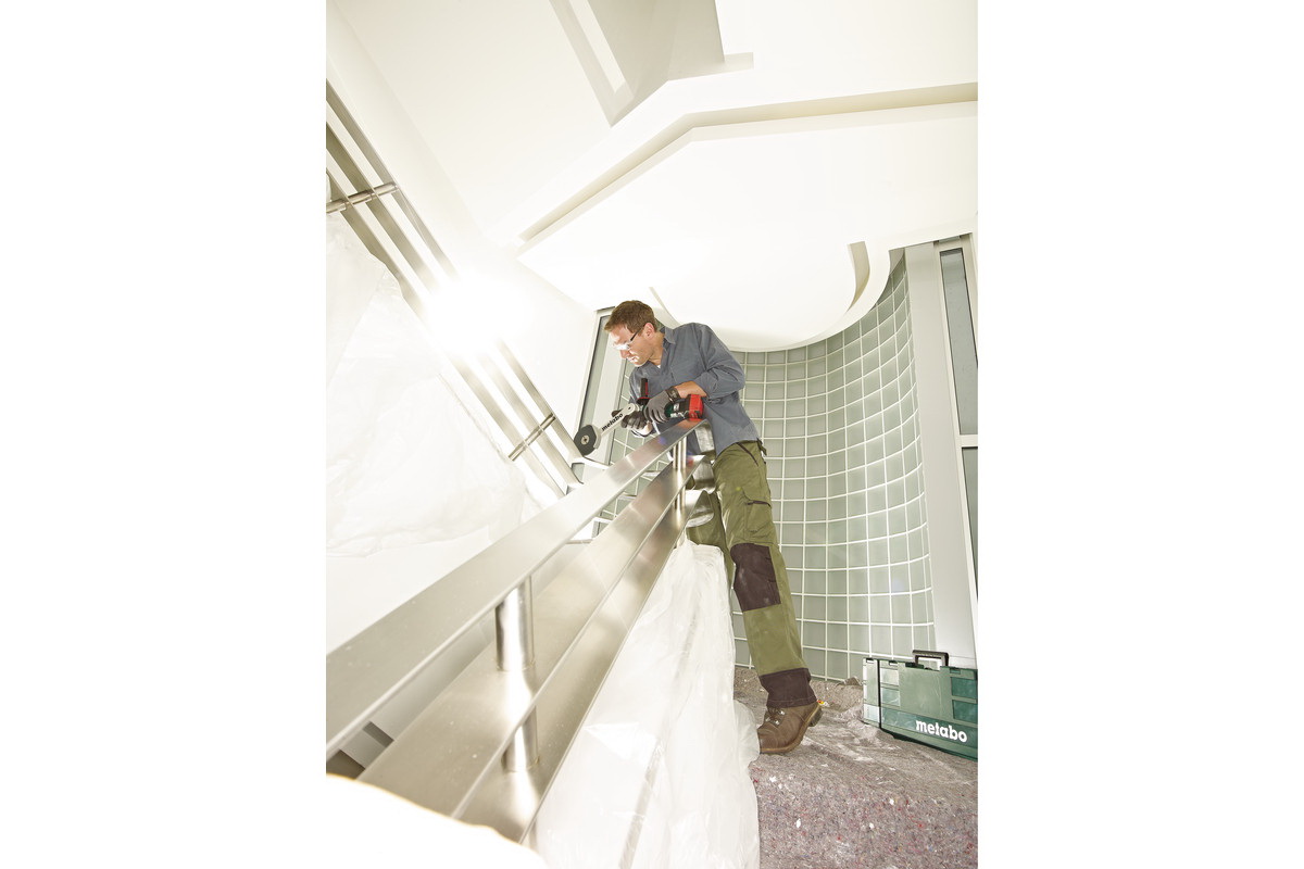 Аккумуляторный шлифователь угловых сварных швов Metabo KNS 18 LTX 150
