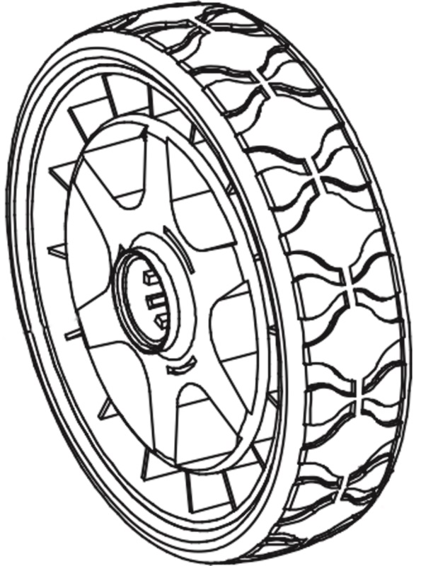 Колесо, переднее / Газонокосилка WLM-425