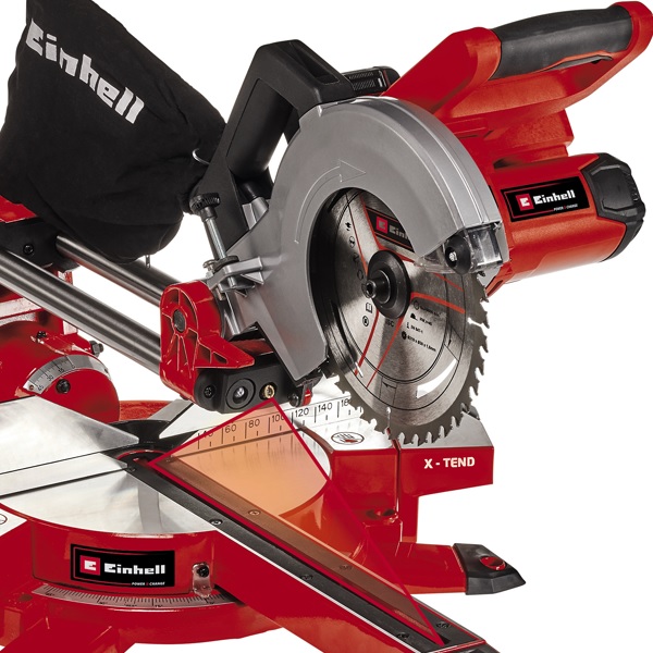 Пила торцовочная с протяжкой аккумуляторная Einhell PXC TE-SM 36/210 Li - Solo