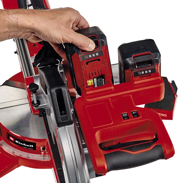 Пила торцовочная с протяжкой аккумуляторная Einhell PXC TE-SM 36/210 Li - Solo