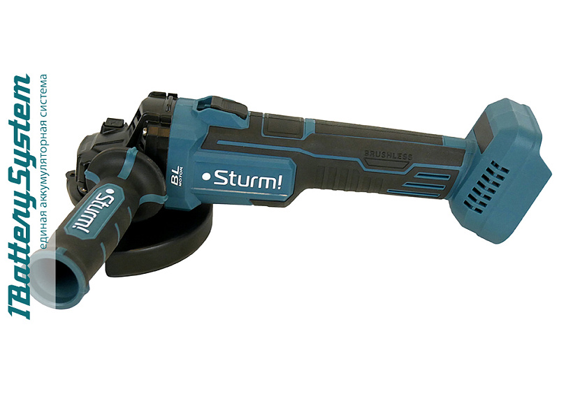 Углошлифмашина аккумуляторная Sturm! CAG1812BL