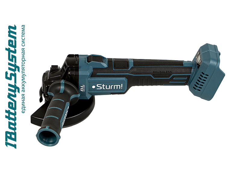 Углошлифмашина аккумуляторная Sturm! CAG1812BLE
