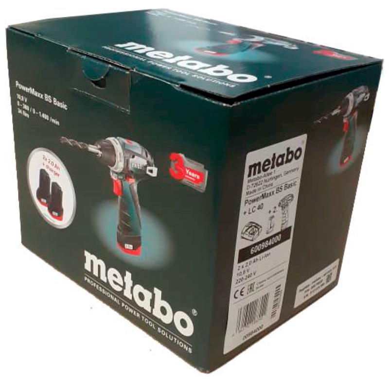 Шуруповерт Metabo PowerMaxx BS BASIC (в коробке)