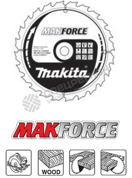 Диск пильный 190×30×2.2 мм, 24 зуб., для дерева, Makita