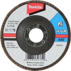 Круг лепестковый 115×22,2, P80, Makita