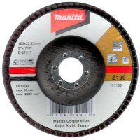 Круг лепестковый 115×22,2, P120, Makita