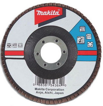 Круг лепестковый 125×22,2, P80, Makita