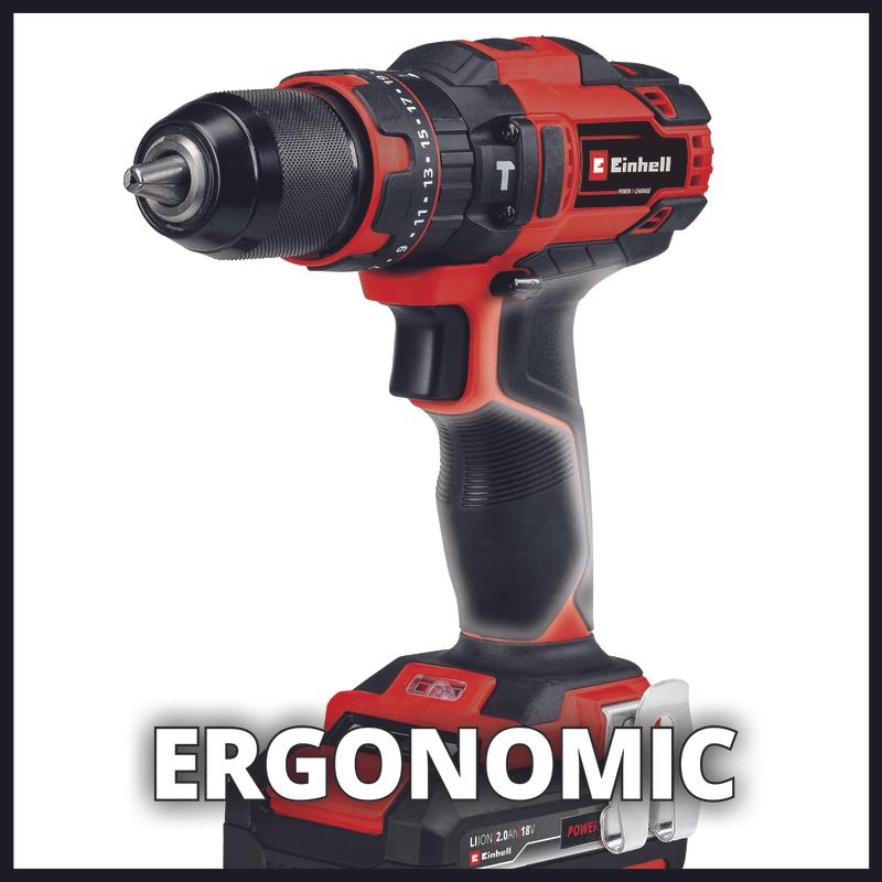 Шуруповерт Einhell TE-CD 18/40 Li-i (2×2,0 Ah)