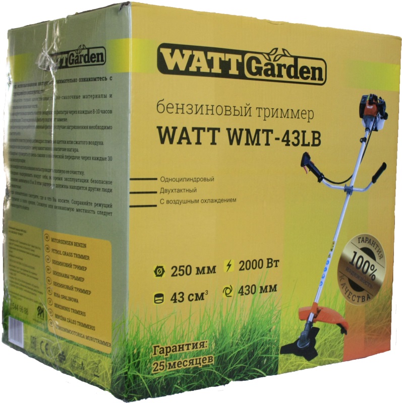 Триммер бензиновый WATT WMT-43LB