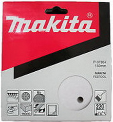 Шлифлист 150 мм, круг, K220, 10 шт, Makita
