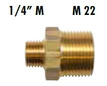 Переходник 1/4"M - M22, Lavor
