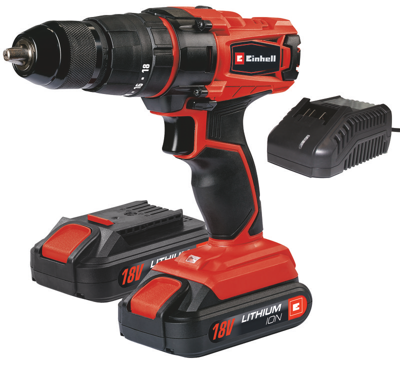 Шуруповерт Einhell TC-CD 18-2 Li-i (2×1,5Ah)
