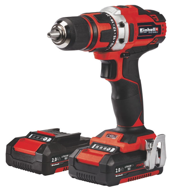 Шуруповерт Einhell TE-CD 18/40 Li (2×2,0 Ah)