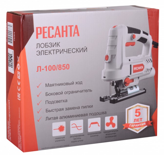 Лобзик электрический Ресанта Л-100/850