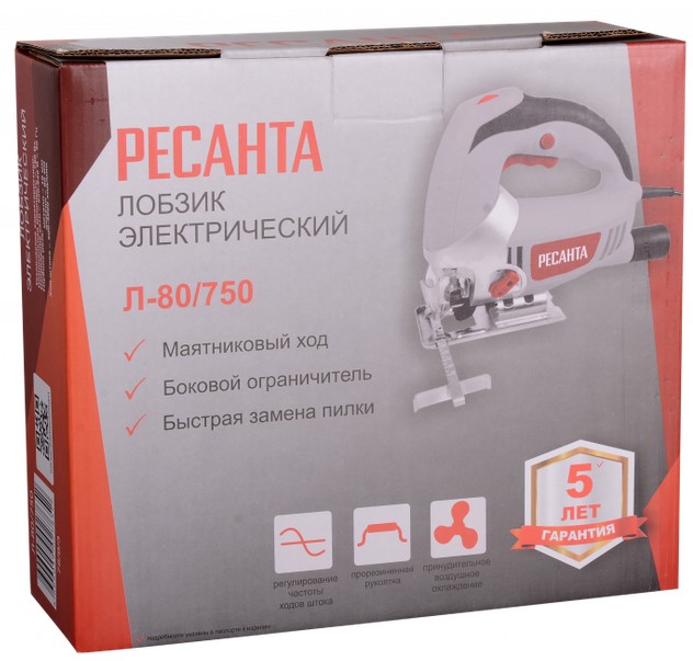 Лобзик электрический Ресанта Л-80/750