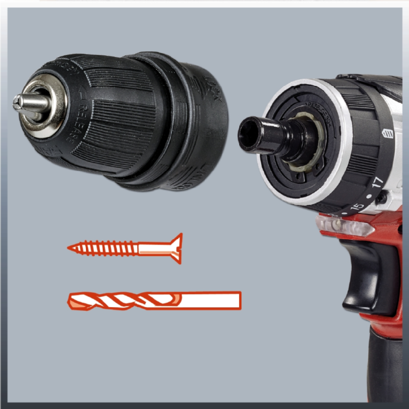 Шуруповерт Einhell TE-CD 12 X-Li (2×1,3Ah)